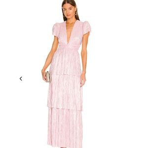 WTB Sabina Musayev x REVOLVE Maze Dress in Pink